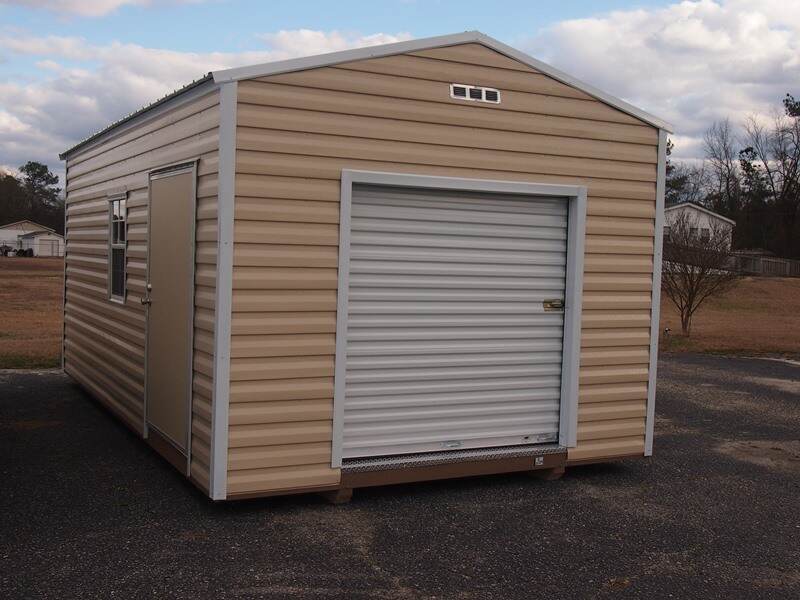 Utility Shed with Roll-up Door | Hometown Sheds