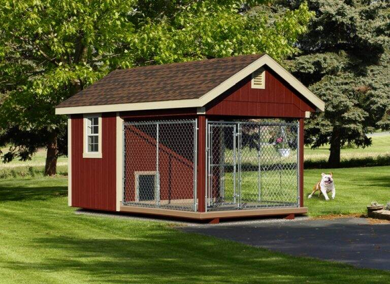 Amish Dog Kennels For Sale in NCCustom Backyard Dog Kennel Plans